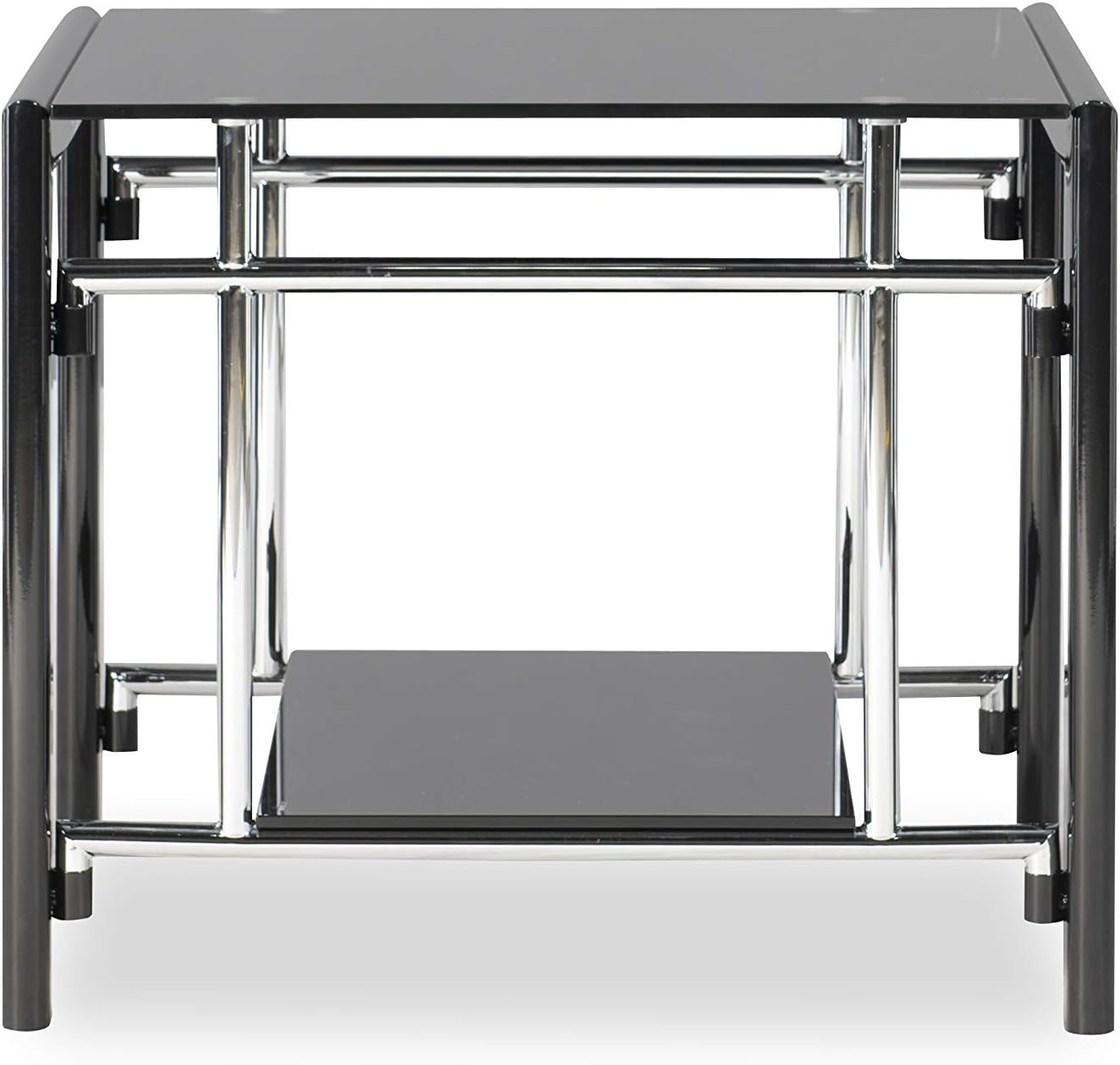 Powell Company Powell Klein Black Glass End Table
