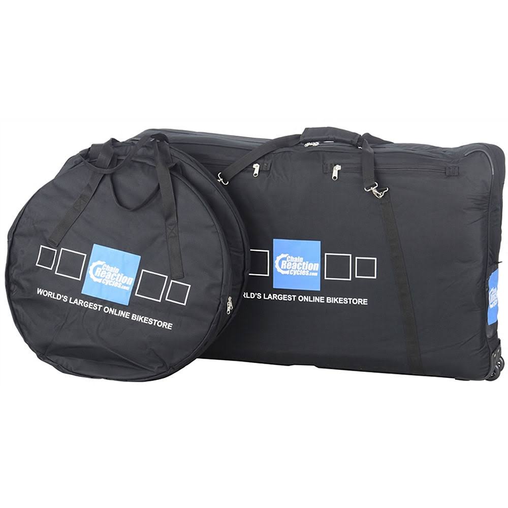 Chain Reaction Cycles Bike Travel Bag with Wheel Bags - New CRC Logo