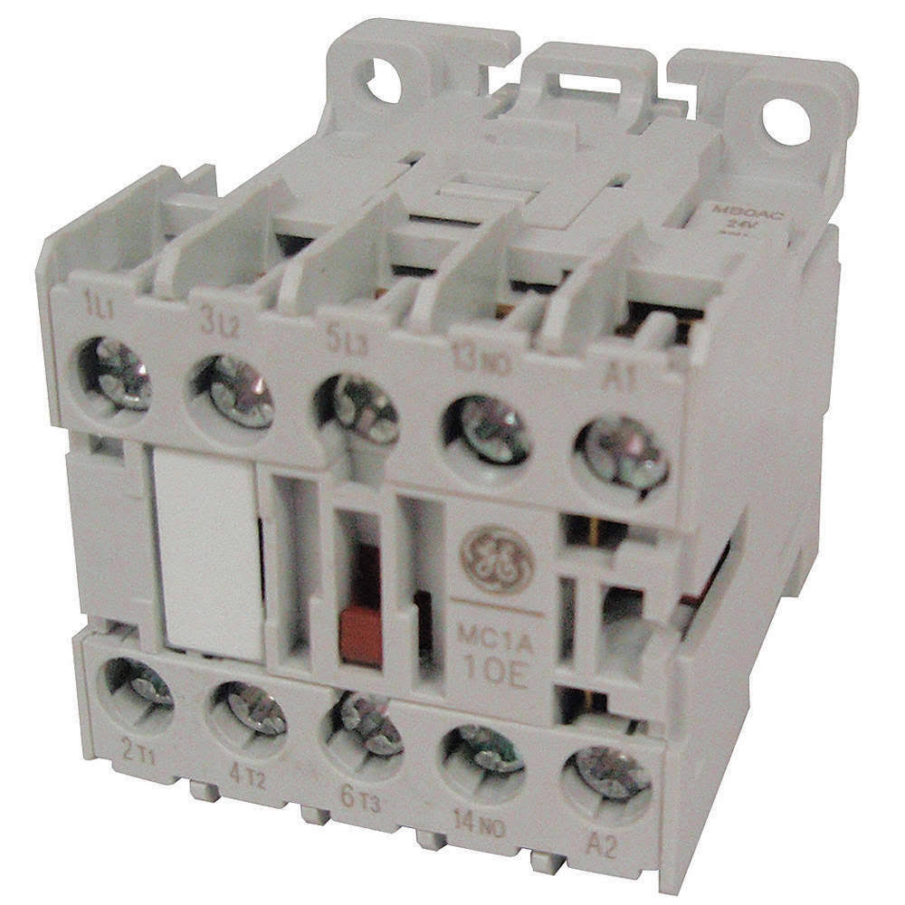 GE MC1A310ATC 24VAC Non-Reversing IEC Mini Magnetic Contactor 3P 9A