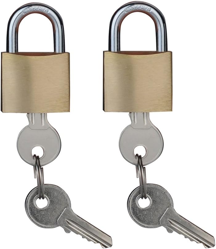 SEPOX Brass Padlock with Key Same 2pack 40mm keyed Alike Padlocks