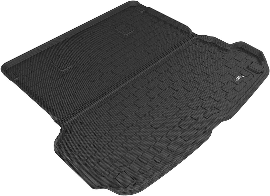 3D MAXpider M1AD0401309 Custom Fit All-Weather Cargo Liner for Select Audi Q7 Models - Kagu Rubber (Black)