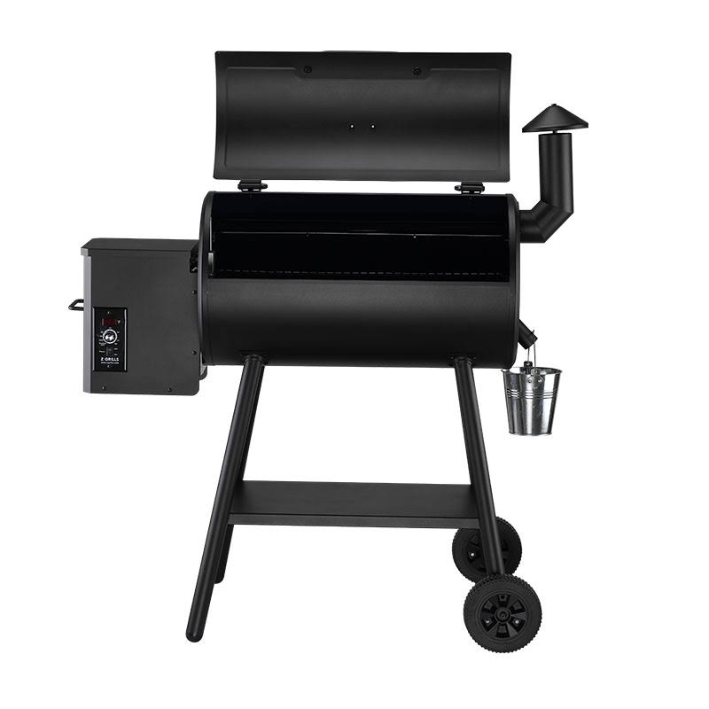 Z Grills ZPG-5502H 8 in 1 BBQ Pellet Grill Smoker w/ Digital Temp Control, Black