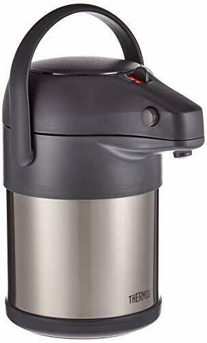 Thermos Stainless Air Pot 2.2L Stainless Black TAH-2200 SBK