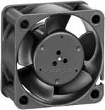 DC Fans DC Axial Fan, 40x20mm, 12VDC, 10m3/h, 0.8W, 6000RPM, 18dBA, Sleeve Bearing, (Pack of 2)(412-099)