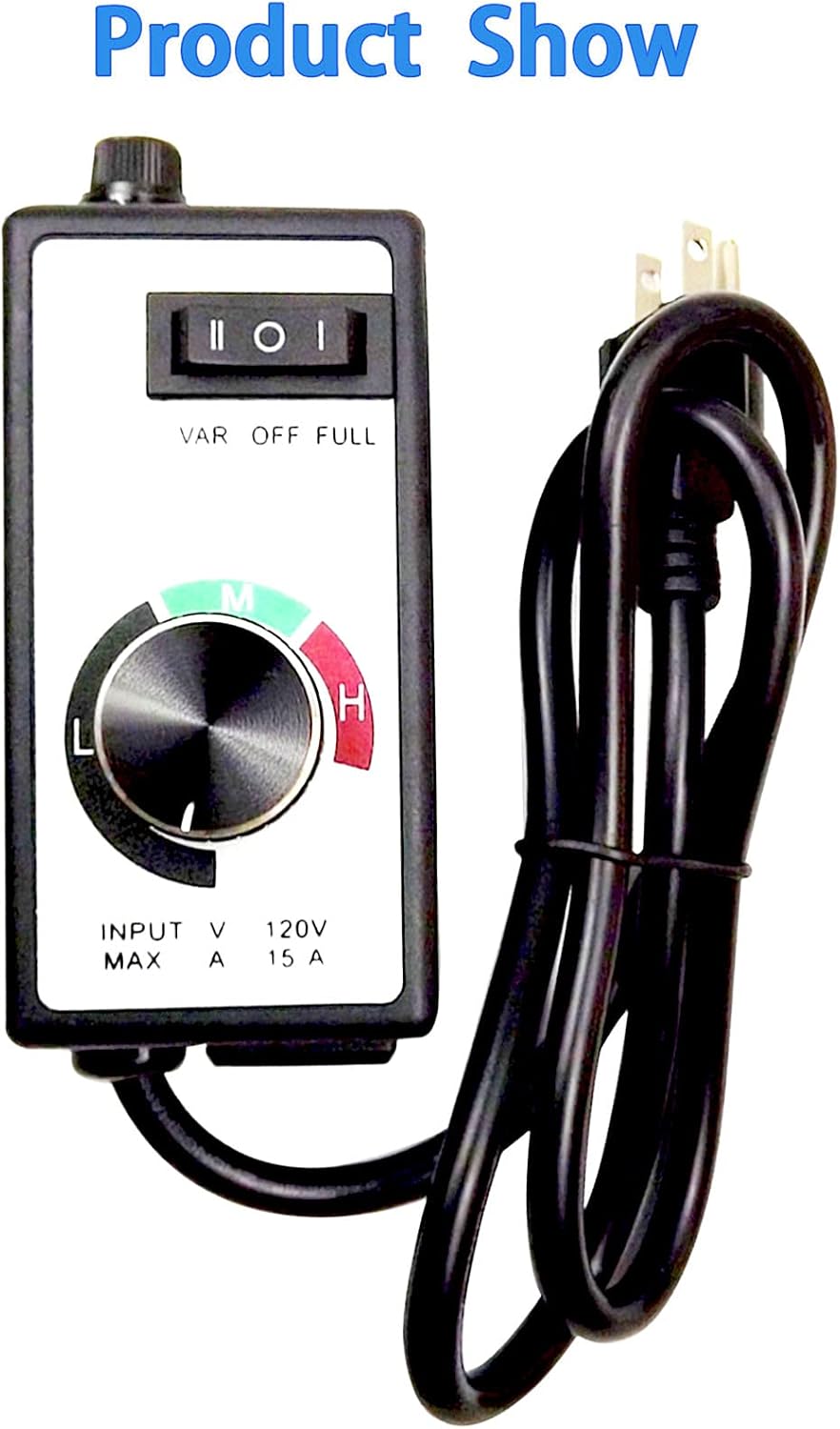 For Router Fan Variable Speed Controller Electric Motor Rheostat AC 120V