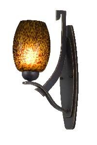 Kalco 4341PS/1417 Copenhagen 1 Light Wall Bracket