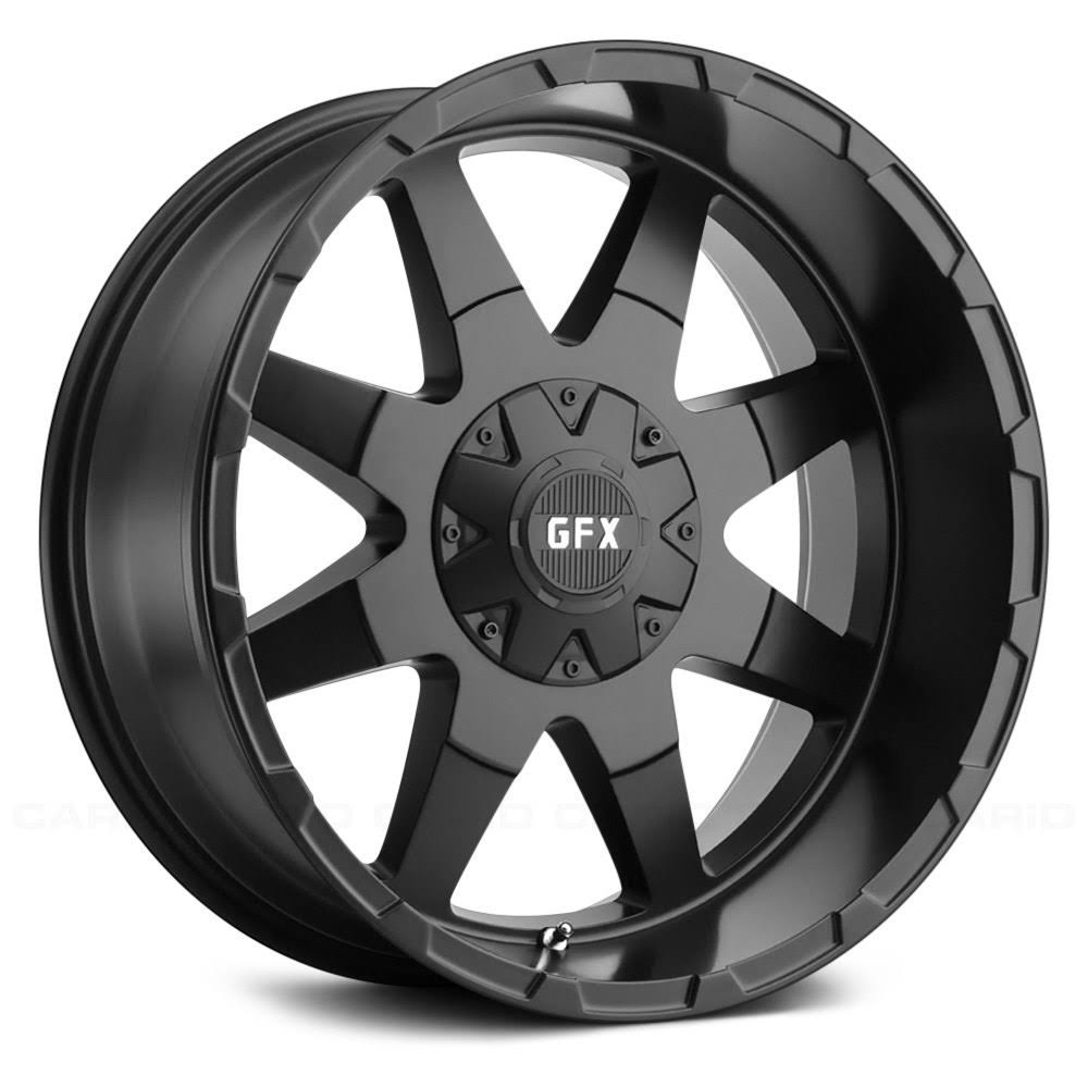 G-FX Wheels T12 290-8165-12 MB TR12 Matte Black Wheel 20x9 8x165.1 12mm
