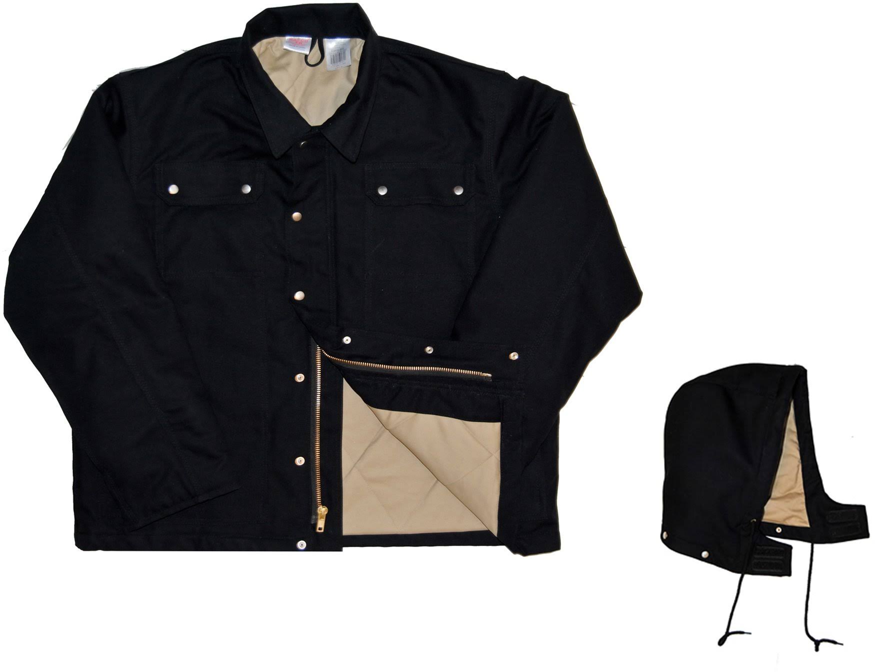 Rasco FR Heavy Coat u0026 Hood Black / 2XL