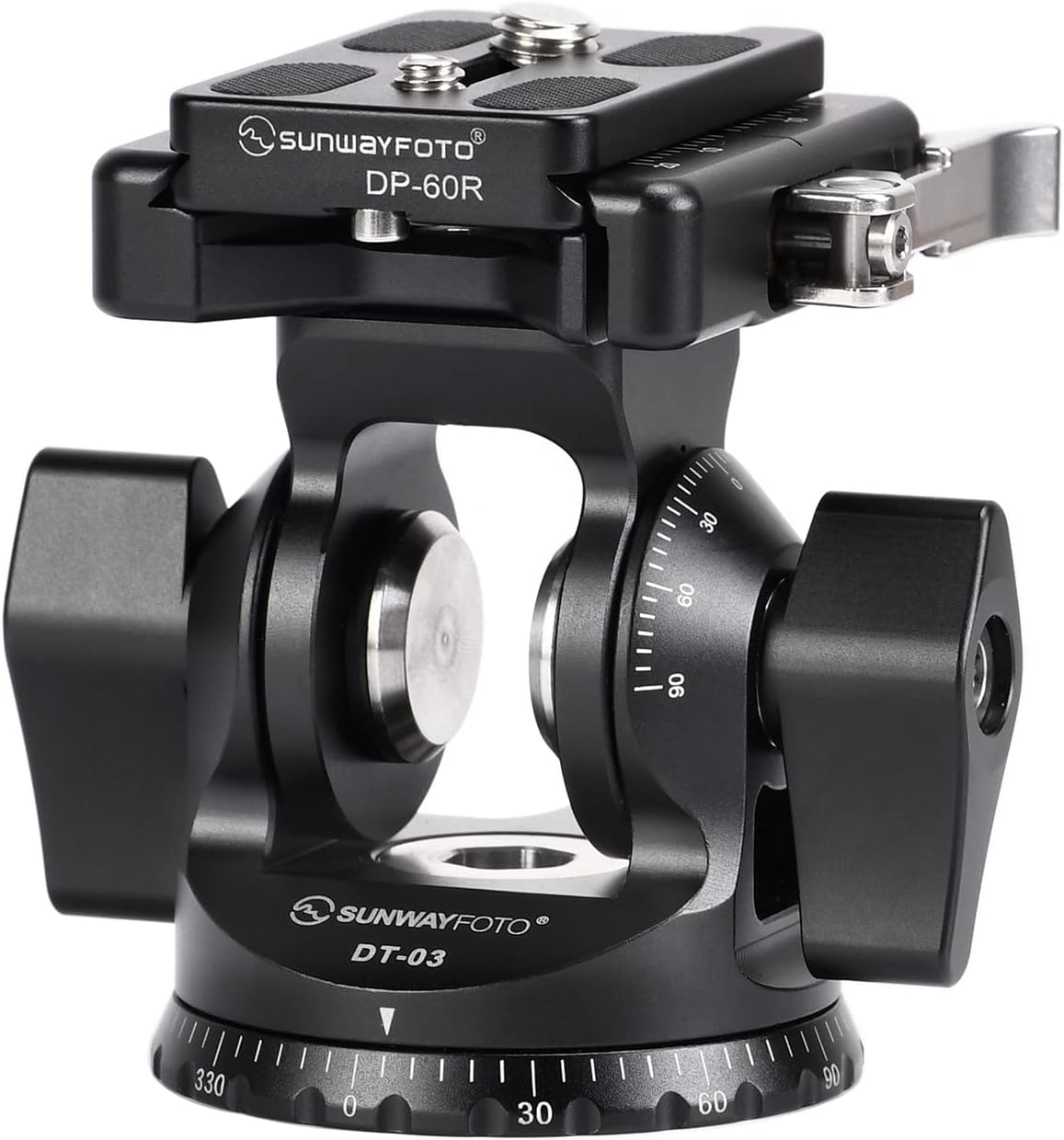 SUNWAYFOTO DT-03 Tilt Head for Monopod and Tripod 33lbs Load Capacity
