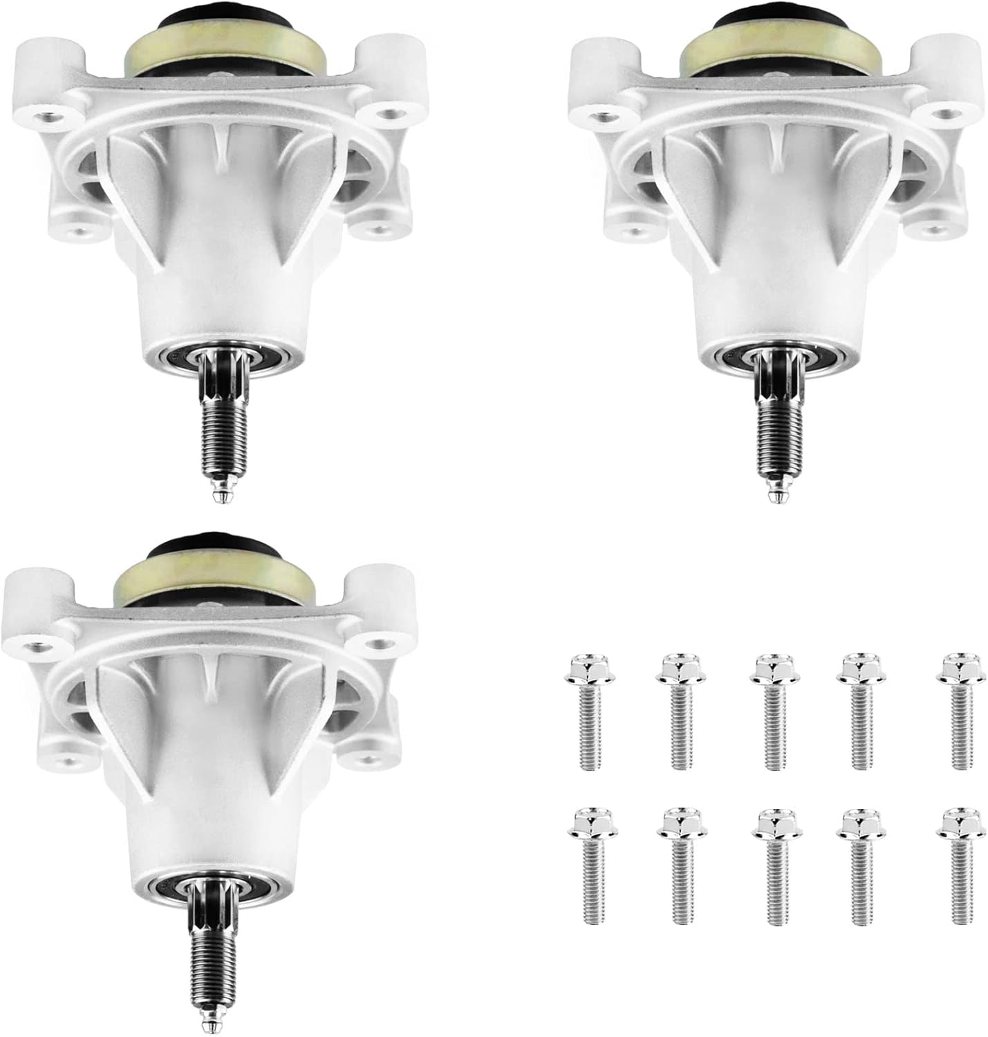 Aeagle Deck Spindle Assembly for Husqvarna 46 Inch 174356 174358 532174356 532192656 539107515 587125201 3 Pack