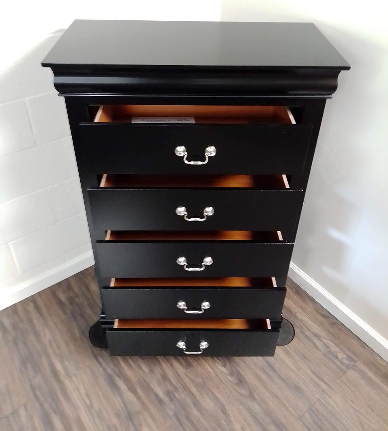 ACME Furniture Louis Philippe Chest, Black, One Size