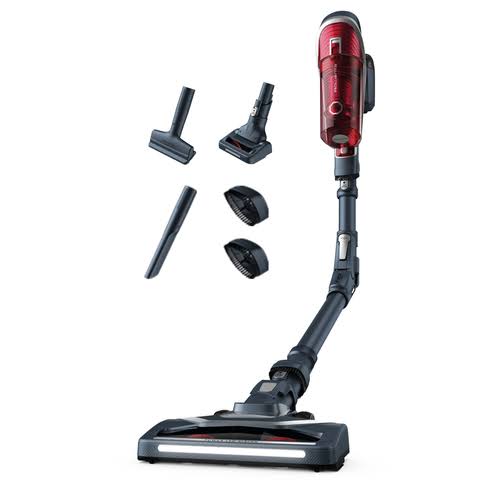 Rowenta X-Force RH9678 Stick vacuum/electric Broom Bagless Grey, Red