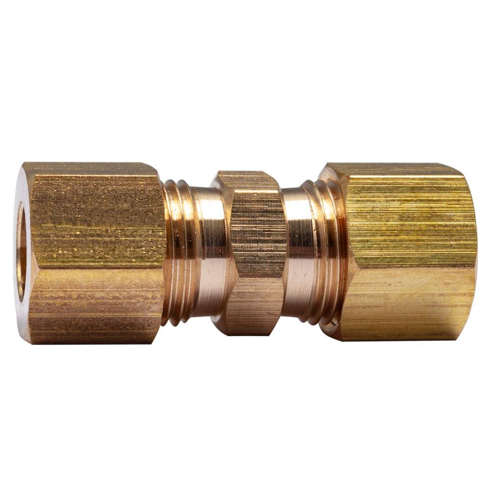 LTWFITTING 5/16 in. O.D. Brass Compression Coupling Fitting (30-Pack)