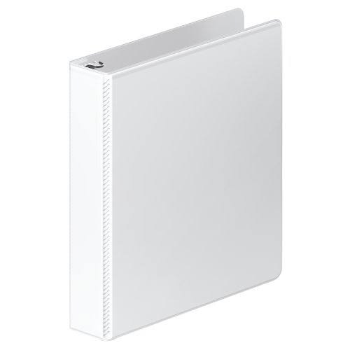 Wilson Jones W385-34WPP1 Heavy Duty D-Ring View Binder with Extra Durable Hinge - 1.5 in. White, Pack of 12