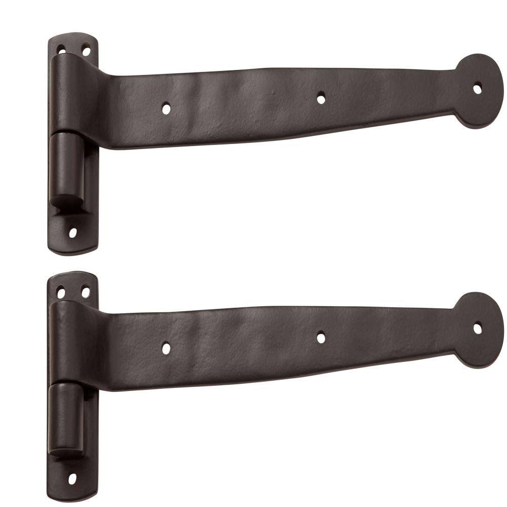 We R Hardware 2-Pack Exterior Shutter Shutter Hinges in Black | AS-0750