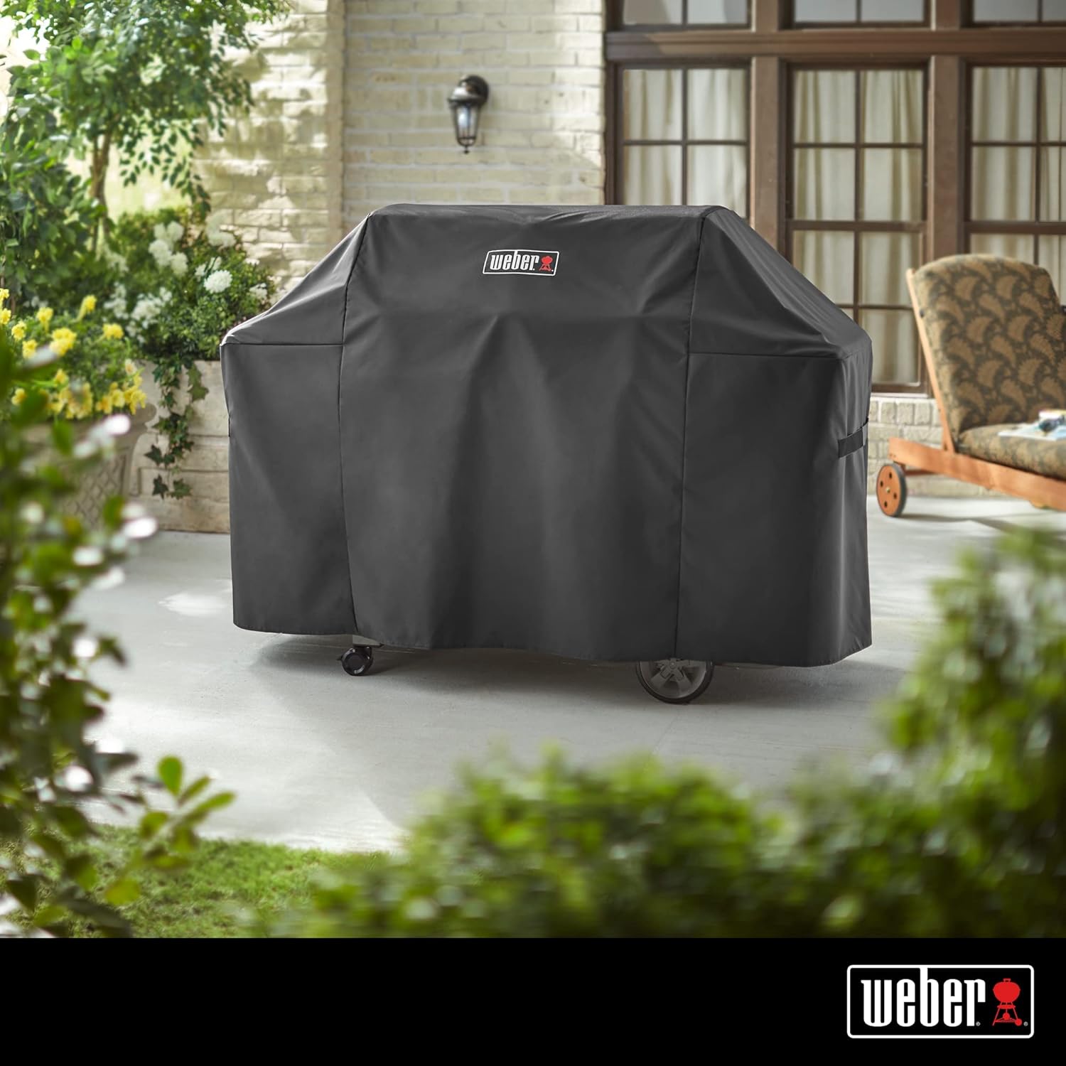 Weber Premium Grill Cover For Genesis II and LX 400 series, Black Pack of 2