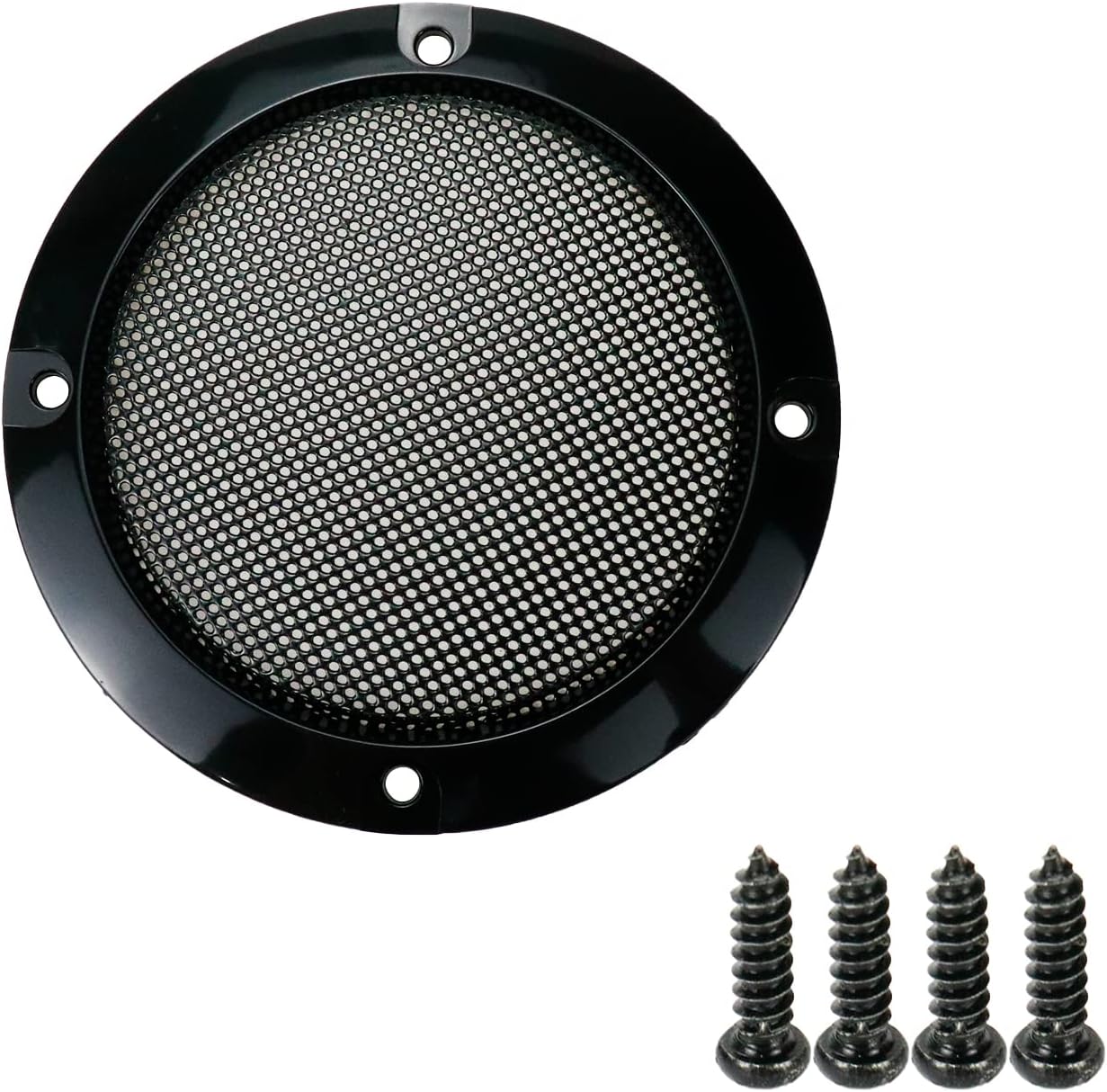 Woogim 3 Inch Car Speaker Cover Mesh Protector Woofer Subwoofer Grill(Black)