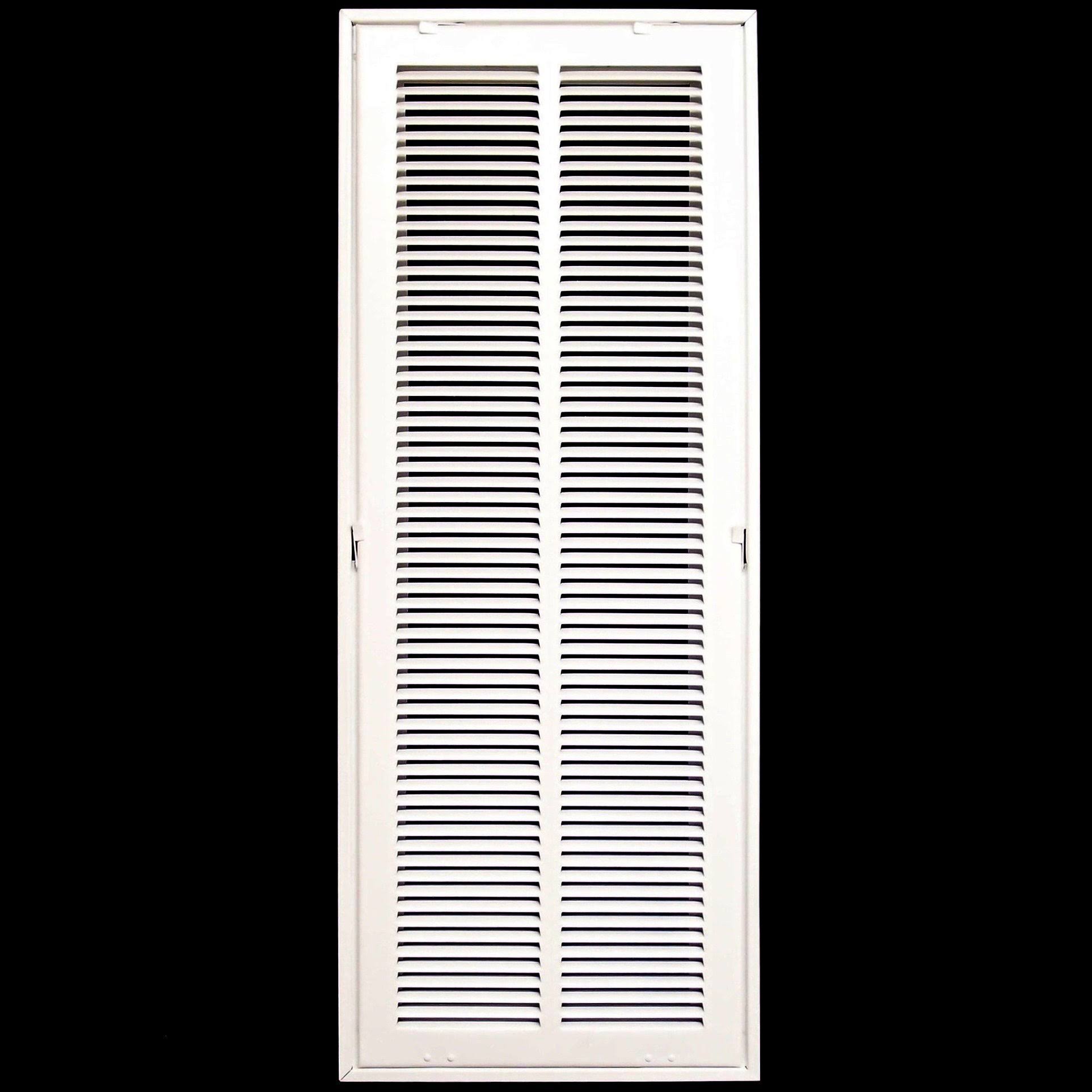 Truaire Stamped Return Air Filter Grille, Removable Face, 10 in. x 30 in., White