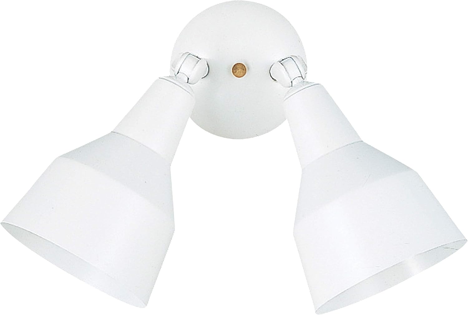 Sea Gull Lighting 8607-15 Flood Light Outside Fixture, Two, White Pack of 2