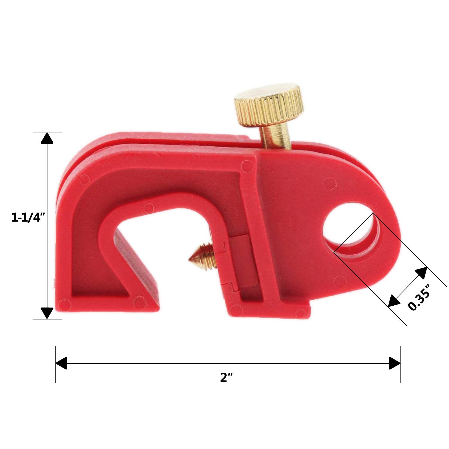 Circuit Breaker Lockout Device 20 PCS Universal Single and Multi Pole Breakers Lockout Pack of 2