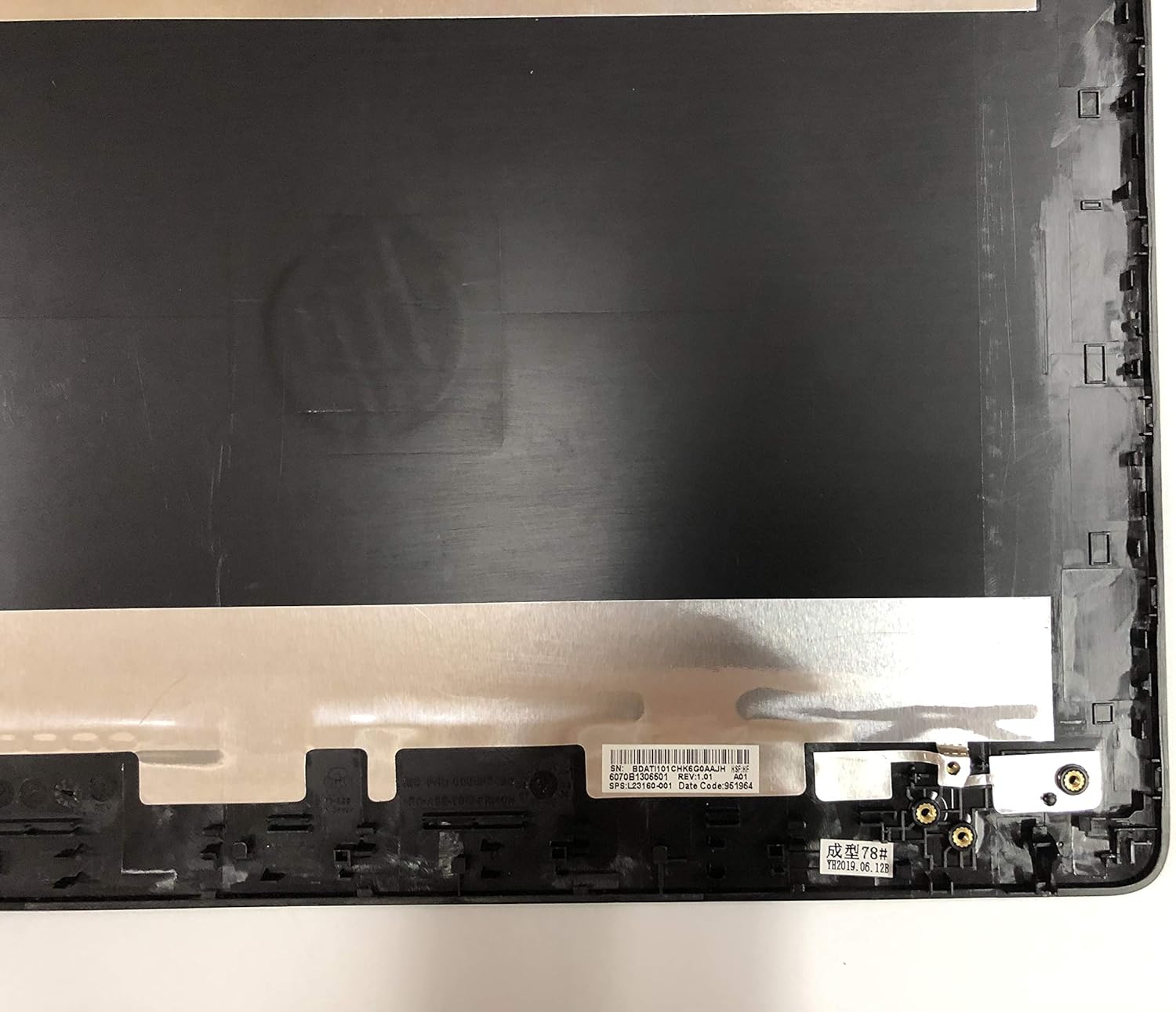 for HP 14-cm /14-CK LCD Back Cover Top Case Rear Lid Yet Black HD L23160-001 Pack of 2