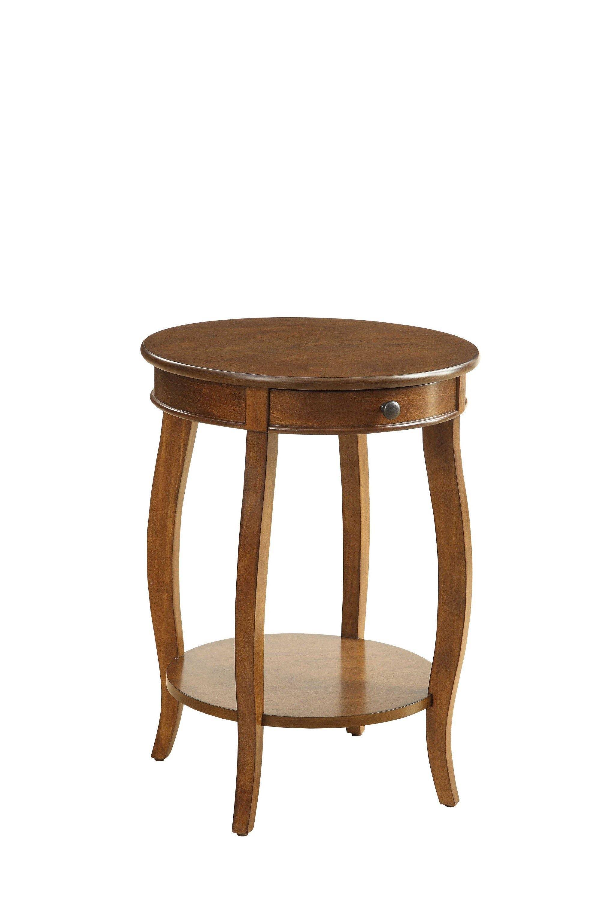 Amelia Black Wood Veneer Side Table