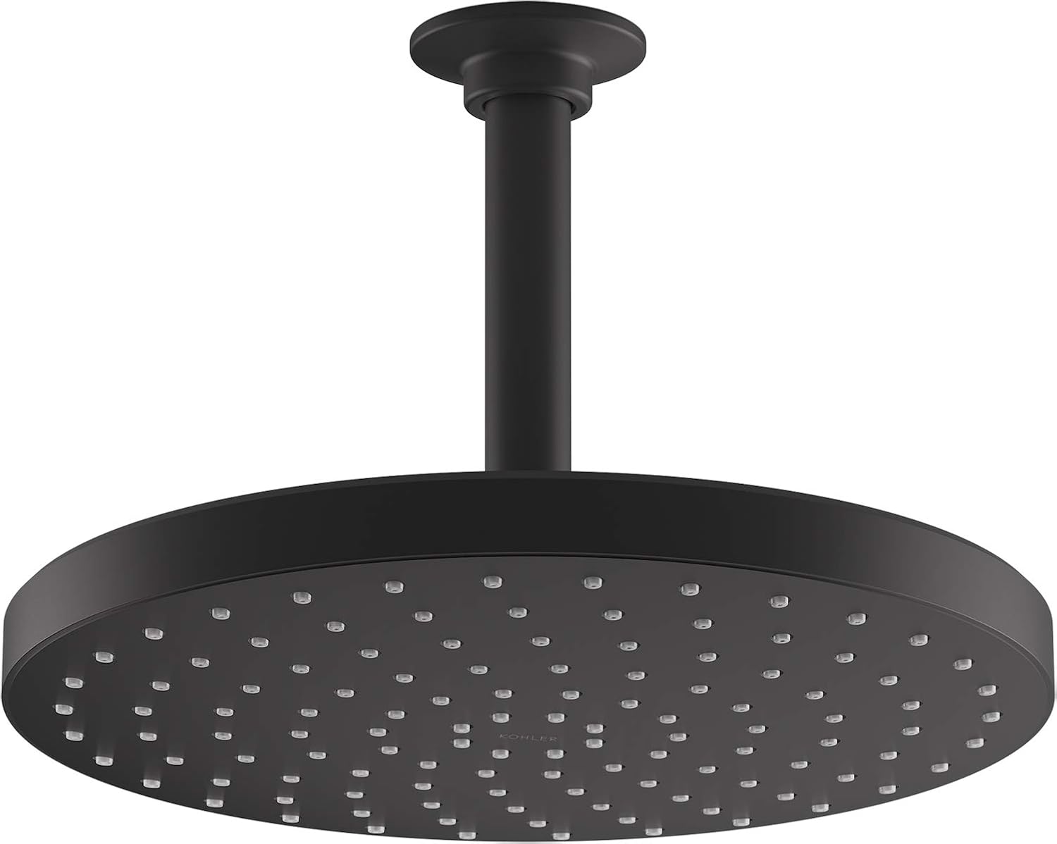 KOHLER K-76465-BL Awaken Rainhead Showerhead, Matte Black