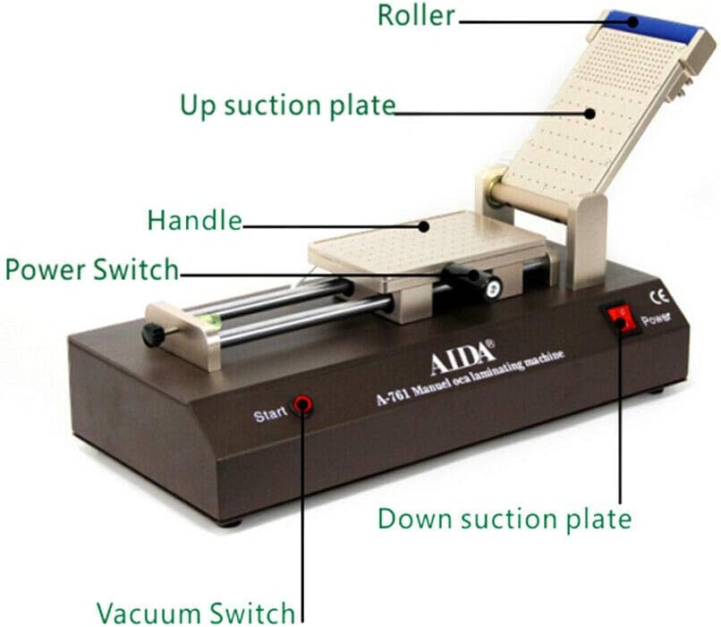 Automatic LCD Touch Screen Film Laminator OCA Laminating Machine for Phone, Vacuum Lamination Machine Air Bubble Remover