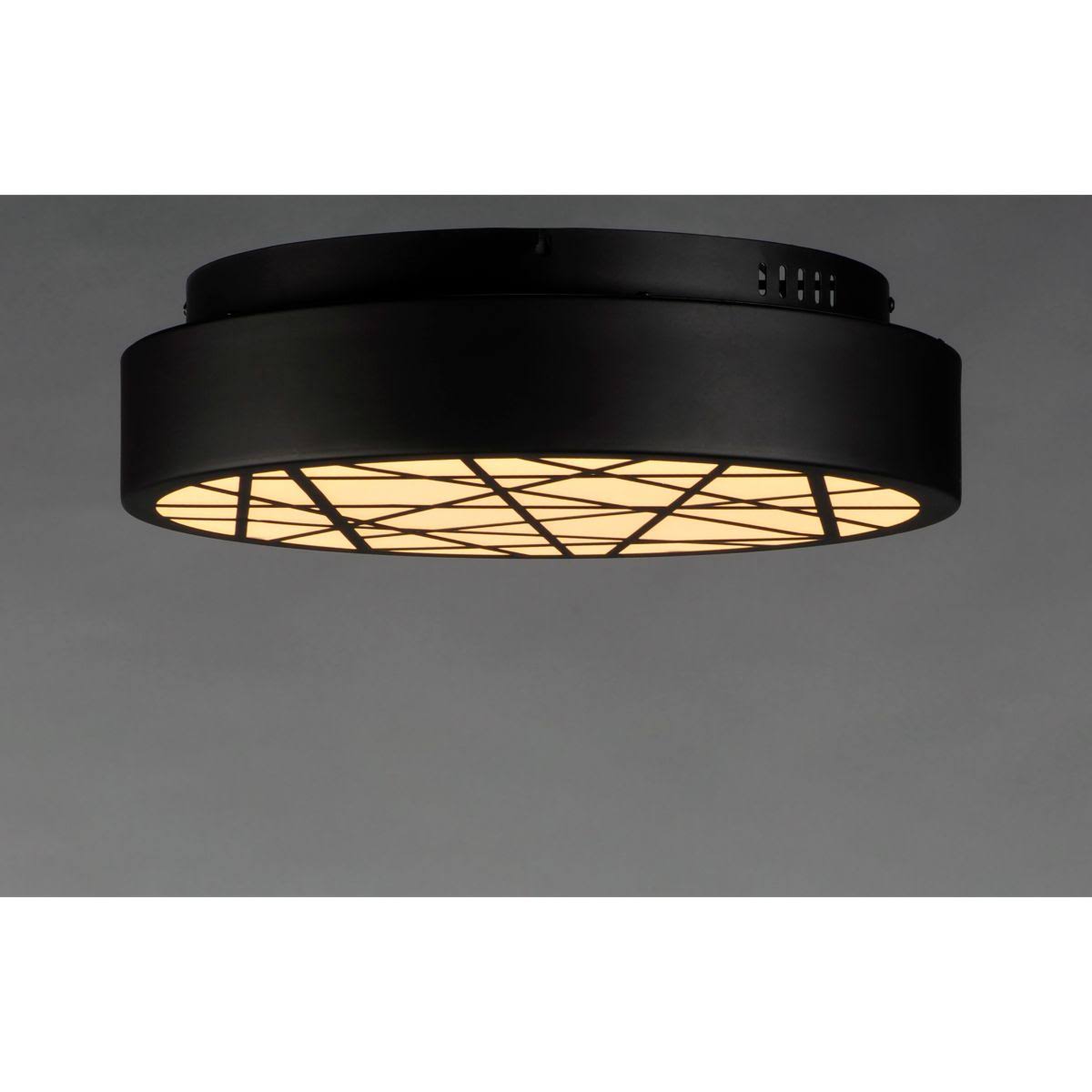 ET2 - E20642-61BK - LED Flush Mount - Intersect - Black
