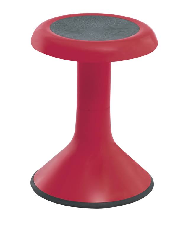Classroom Select NeoRok Motion Stool, Active Wobble Seating, 15-1/2 inch Seat Height, Paprika, Gold | Nylon | Choose A Color | L