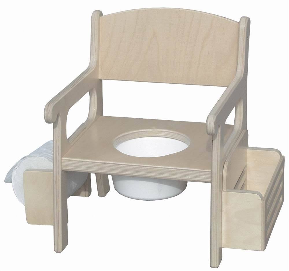 Little Colorado Toddler Potty Chair with Accessories in Gray
