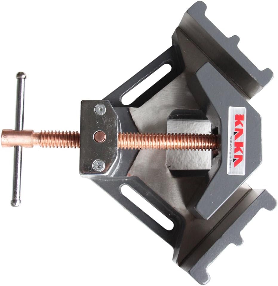 KAKA AC-60 Angle Clamp, Light-Weight, Easy Operation Angle Clamp Vice, Solid Construction, 90 Degree Welding Angle Clamp
