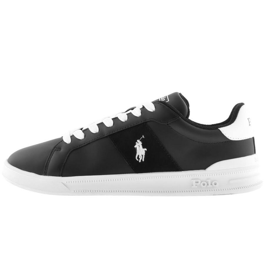 Ralph Lauren Heritage Court Trainers Black