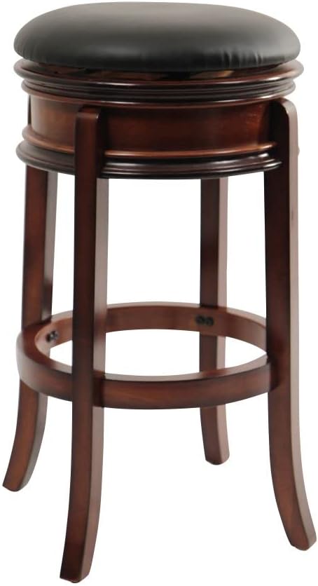 Boraam Magellan Counter Height Swivel Stool, 24-Inch, Brandy Pack of 2