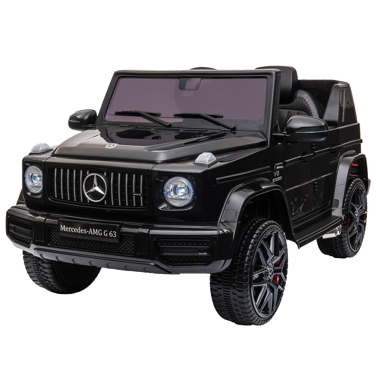 12V Mercedes-Benz AMG G63 Kids Ride on Cars Toys with Remote Control, Black