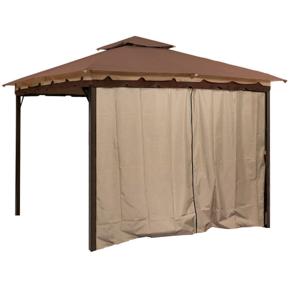 Sunjoy L-gz436pfb Gazebo Privacy Panel Side Wall Fits 10& and 12& Gazebos