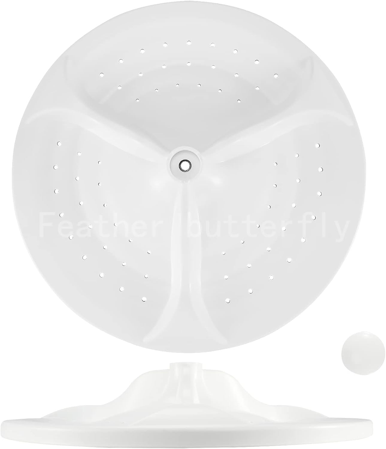 Feather butterfly Replace brand new W10775188 W10752283 Washer W10609476 W10834890 WTW7300DW0 WTW5000DW2 WTW8000DW0 Washplate Compatible with Whirlpool（With lid）