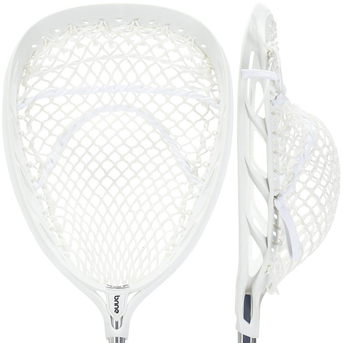 Brine Triumph Strung Goalie Lacrosse Head in White
