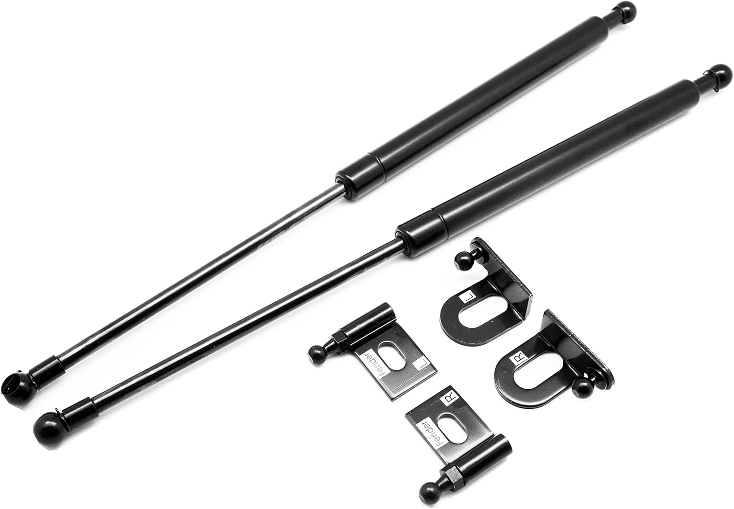 Autobahn88 Hood Lift Support, compatible with 2006-2014 Toyota Tacoma (Matt Black)