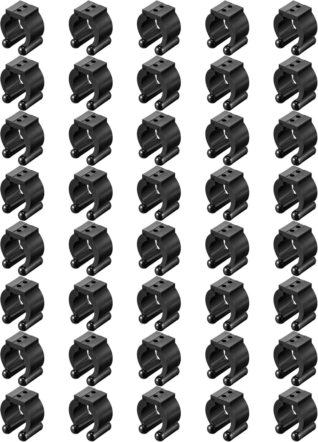 Skylety 40 Pieces Fishing Rod Clips Billiards Cue Clip Holders Fishing Pole Rod Holder Clips Snooker Cue Locating Clips for Fishing Rod Billiards Cue Snooker Cue Pack of 2