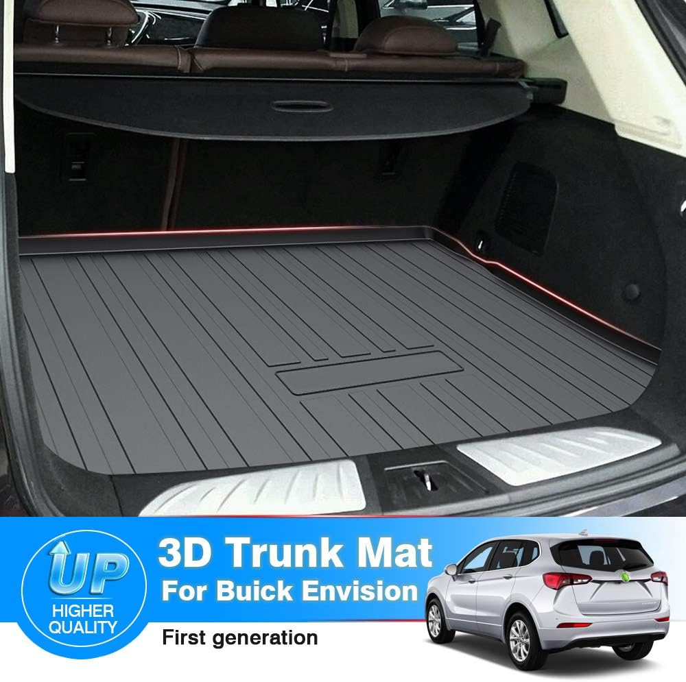 Powerty Only Fit for Trunk Mat Buick Envision 2016 2017 2018 2019 2020 All Weather TPO Rear Cargo Liner Trunk Floor Mat Auto Accessories