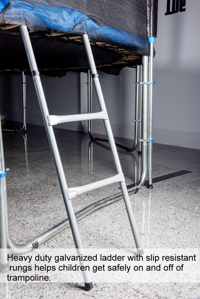 Exacme Heavy Duty Trampoline with Enclosure Net for Kids Spring Cover Ladder Combo, High Weight Limit Outdoor Trampoline, TUV Approved, T8-T16