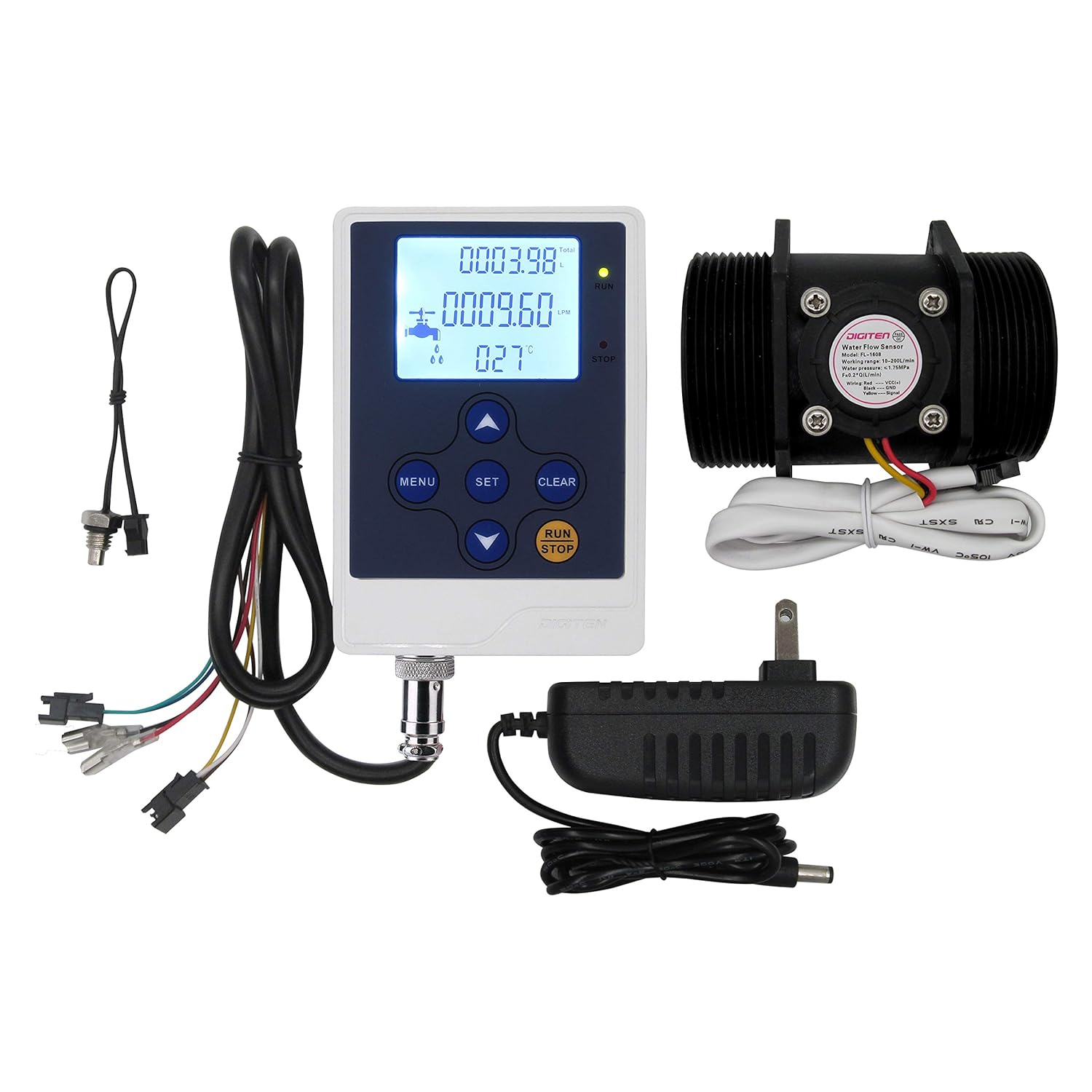 DIGITEN Water Flow Control LCD Display+G2