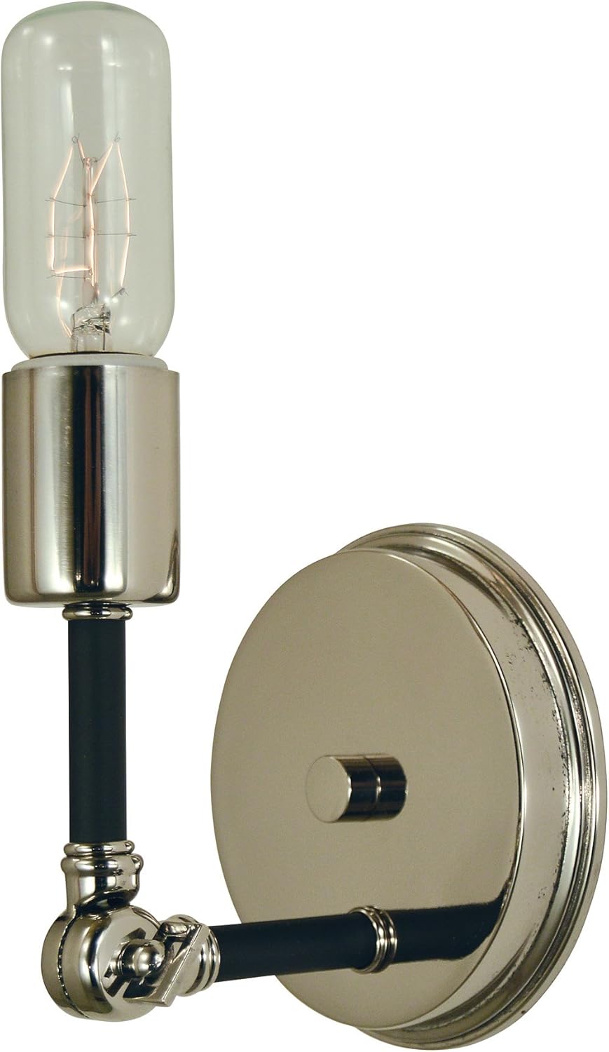 Framburg Lighting 4681 AB/MBlack Felix - Six Light Wall Sconce, Antique Brass/Matte Black Finish