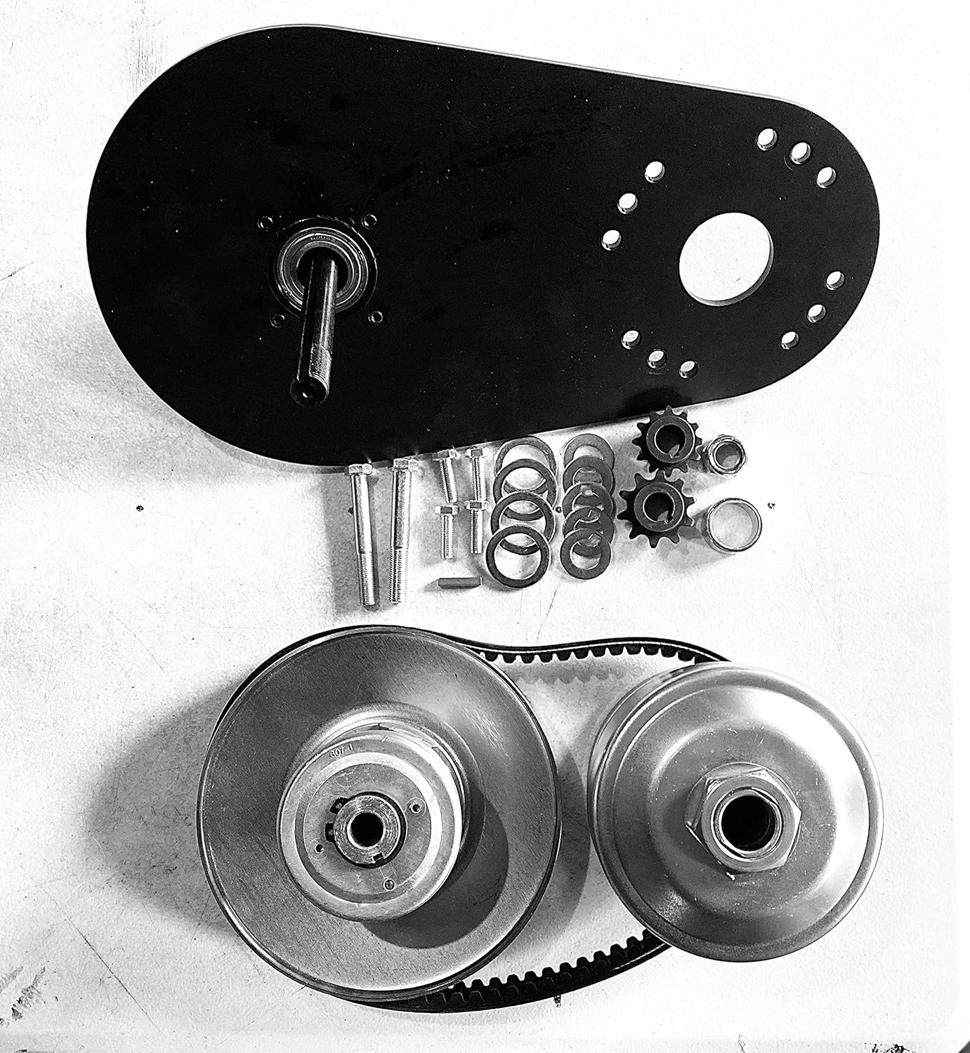 40 Series Go Kart Torque Converter Kit: Bolt ON mounting Back Plate,1