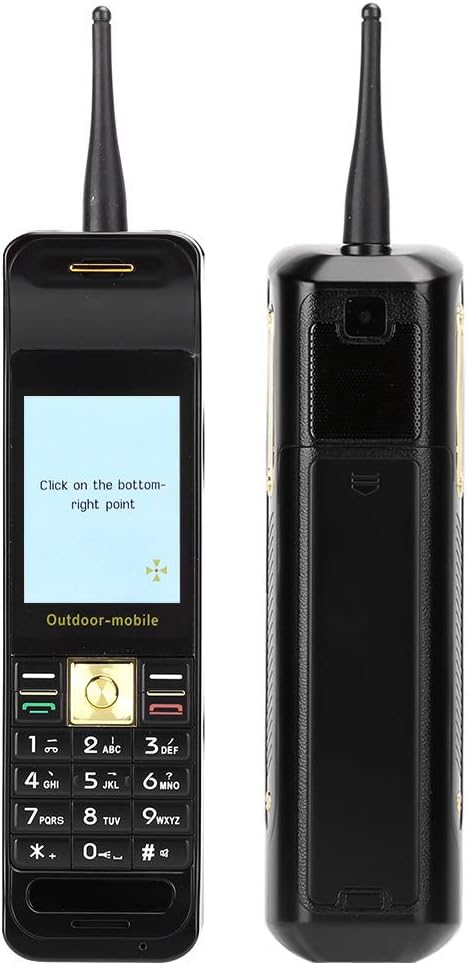 2.2'' Business Mobile Phone, Dual Card Classic Retro Mobile Phone, Power Bank Phone with Quad Frequency 850MHZ 900MHZ 1800MHZ 1900MHZ (Black)