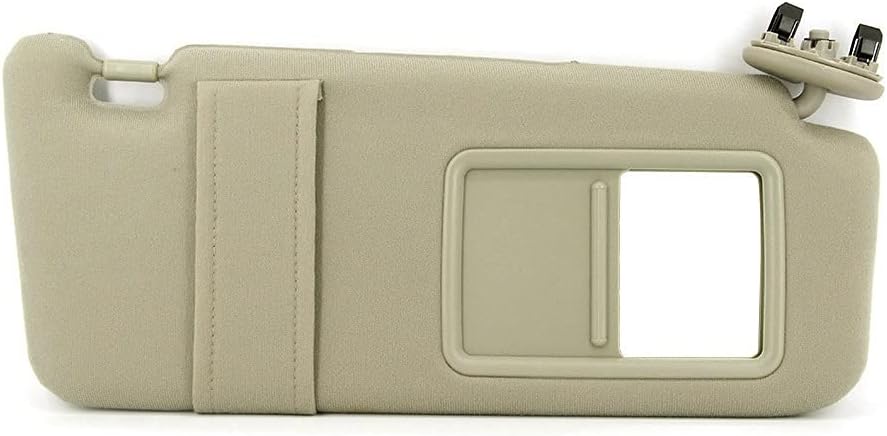 USTAR Sun Visor Compatible with Toyota Camry 2006 2007 2008 2009 2010 2011 Without Lights Left and Right Set Replaces 74320-06780-B0 74310-06750-B0 (Gray)