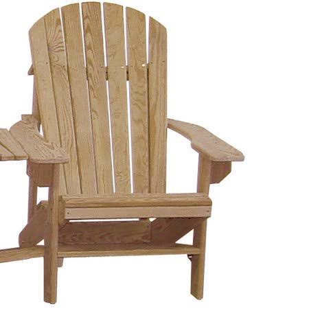 Hershy Way Solid Wood Adirondack Chair, Brown