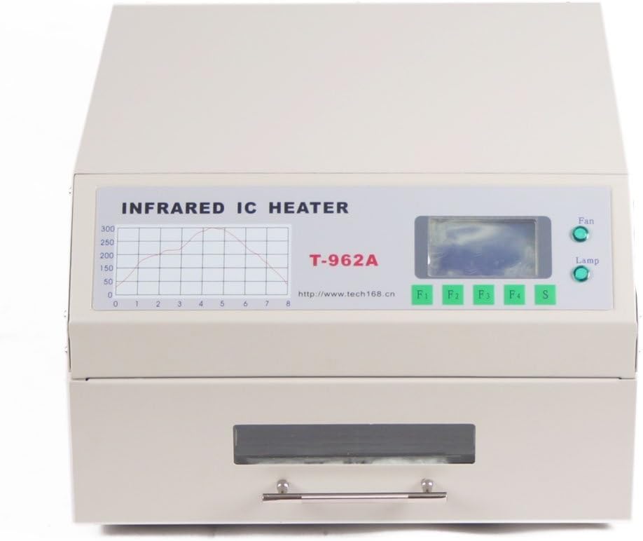 T962A Reflow Oven Infrared IC Heater Soldering Machine 1500W 300 x 320 mm SMD SMT BGA Soldering Automatic