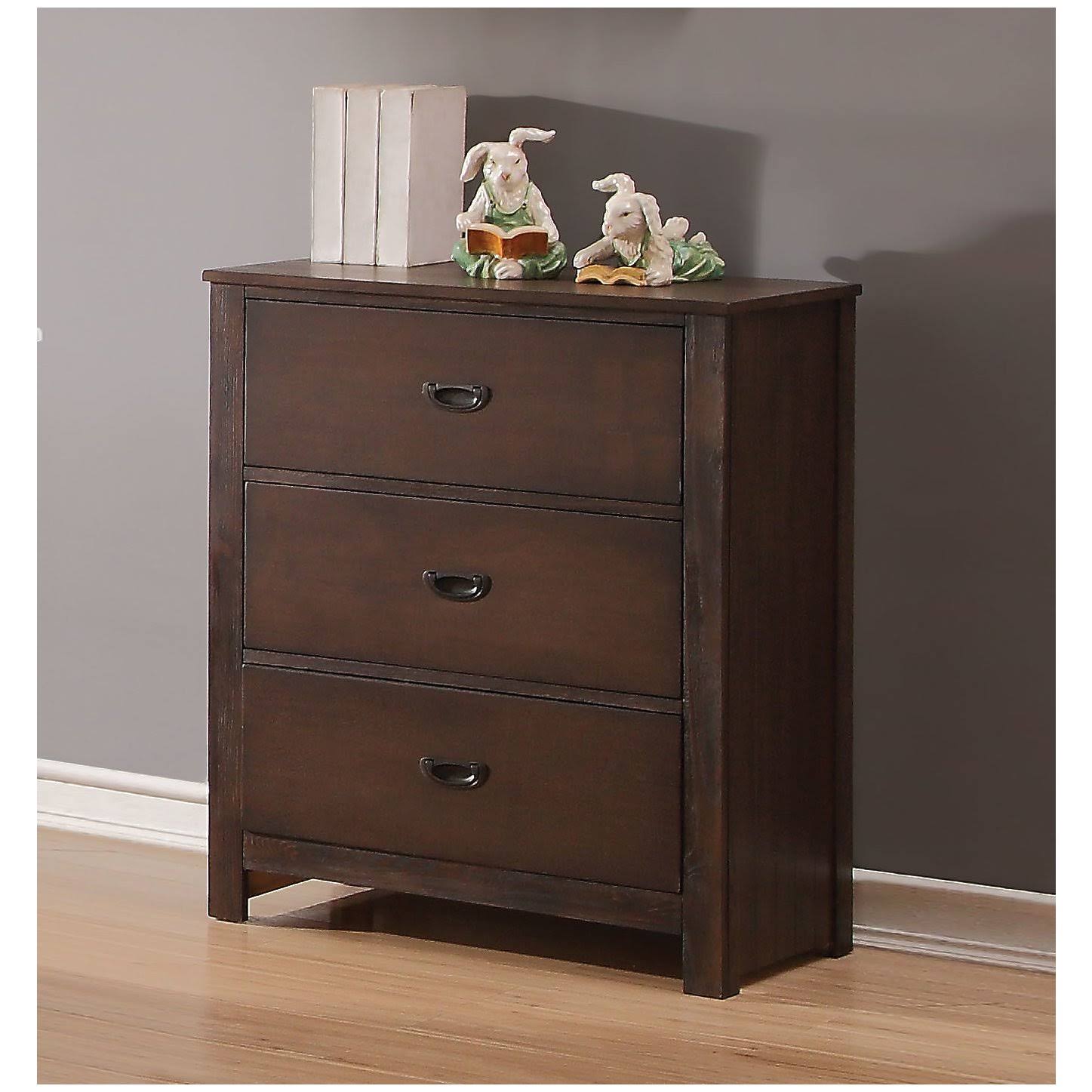 Acme Hector Chest Antique Charcoal Brown